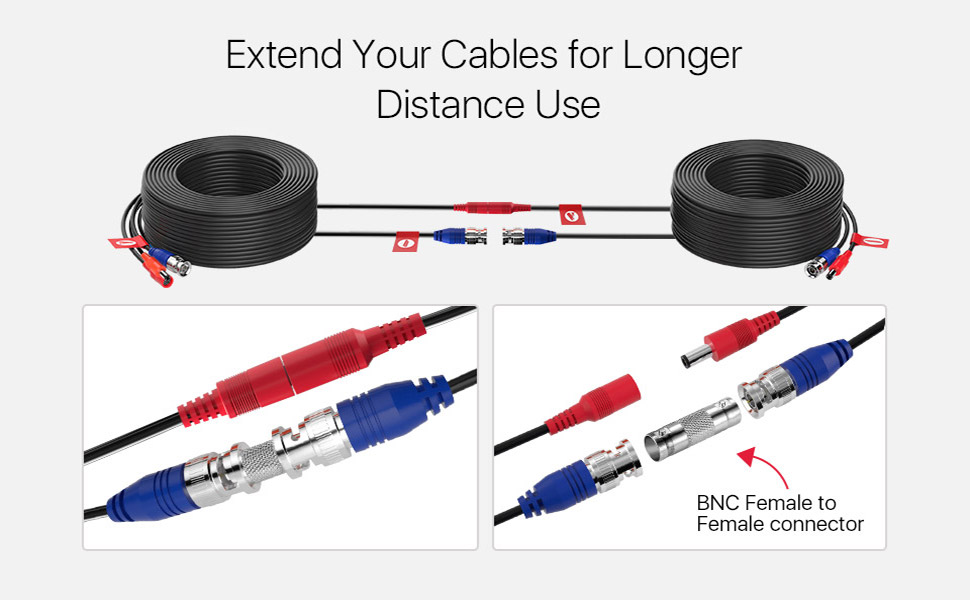 Extend cables
