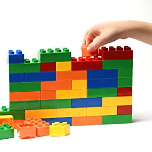 150 pieces bulk building blocks set bricks play set lead free safe gift box boys girls toddlers gift