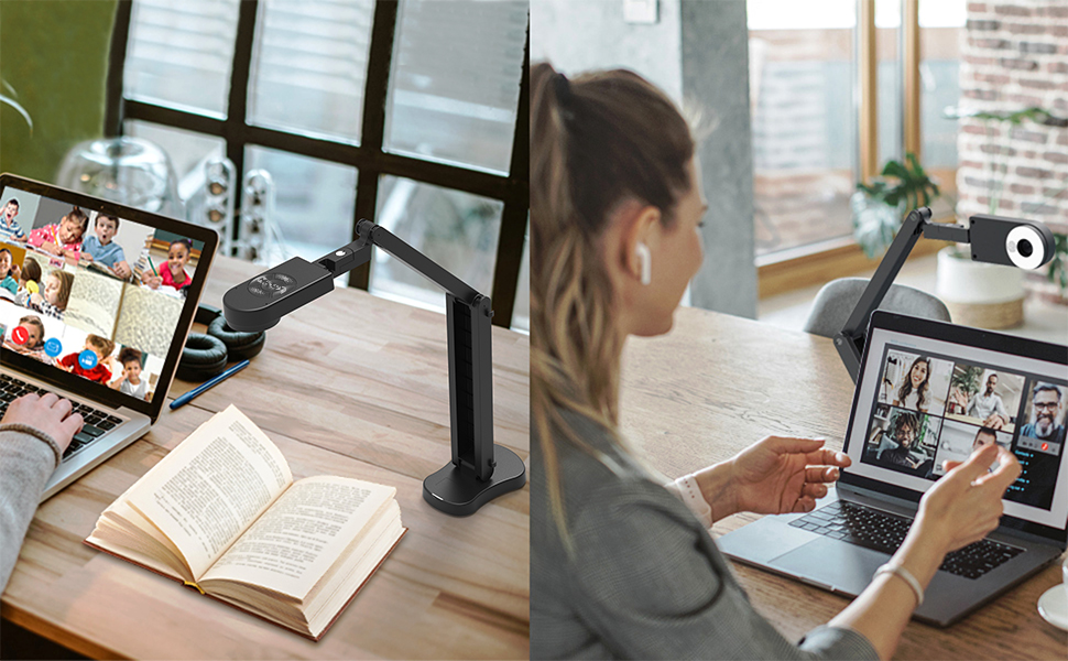 文檔攝像機USB老師8MP 2448P在線教學課堂燈A3 A4網絡攝像頭廉價