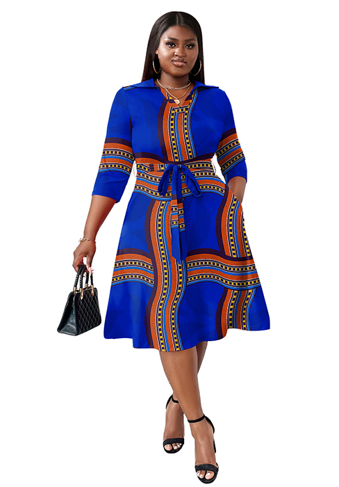 非洲印刷連衣裙