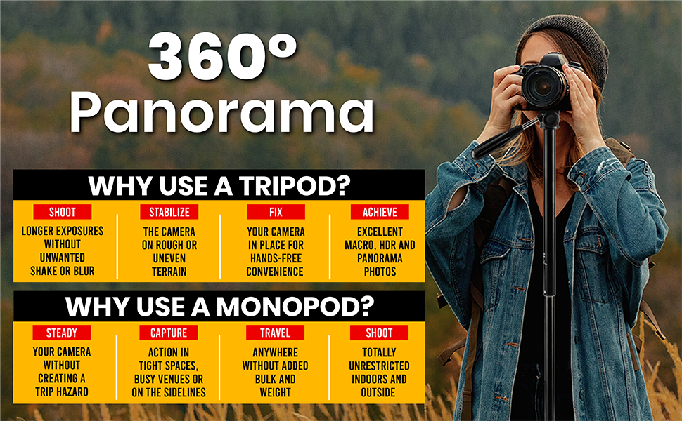 tripod monopod