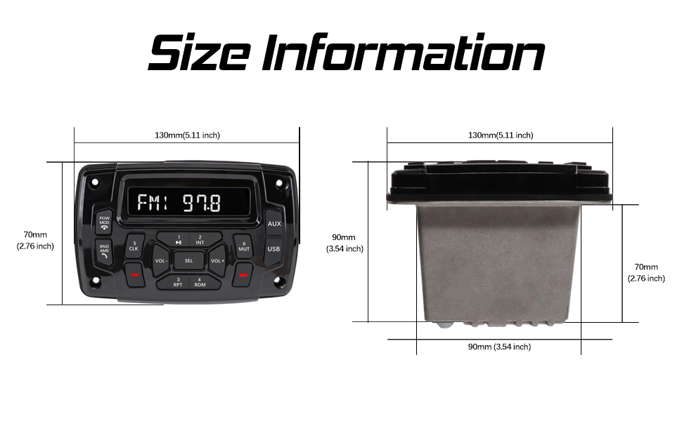 size information