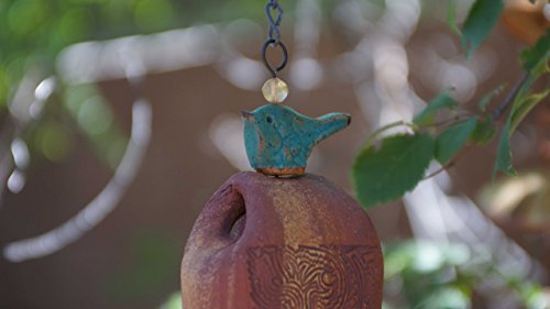 最暢銷的結婚禮物,手工製作的Winchimes,陶瓷Windchime,花園鈴,趨勢結婚禮物,戶外裝飾,自然情人禮物,獨特的陶瓷禮品,完美的愛 - Image 8