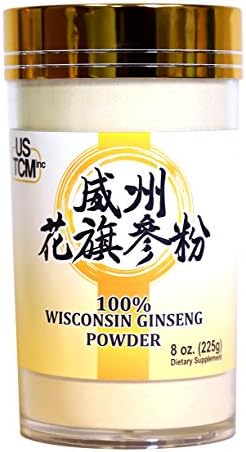 USTCM Wisconsin American Ginseng Powder 120 Mesh (8 oz)