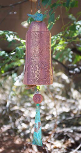 最暢銷的結婚禮物,手工製作的Winchimes,陶瓷Windchime,花園鈴,趨勢結婚禮物,戶外裝飾,自然情人禮物,獨特的陶瓷禮品,完美的愛 - Image 7