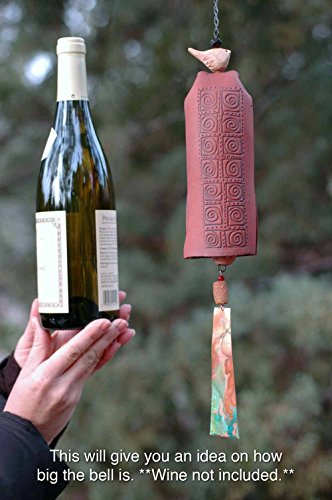 最暢銷的結婚禮物,手工製作的Winchimes,陶瓷Windchime,花園鈴,趨勢結婚禮物,戶外裝飾,自然情人禮物,獨特的陶瓷禮品,完美的愛 - Image 9