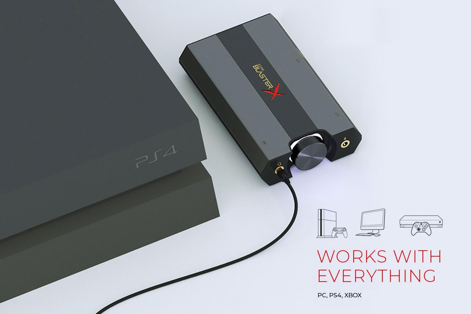 Sound BlasterX G6 Hi-Res 130dB 32bit/384kHz Gaming DAC, External USB Sound Card with Xamp Headphone Amp, Dolby Digital, 7.1 Virtual Surround Sound, Sidetone/Speaker Control for PS4, Xbox One - Image 6