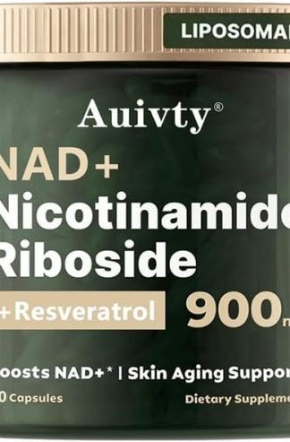NAD+ 煙酰胺核苷與白藜蘆醇，900 毫克，90 粒膠囊，脂質體膳食補充劑