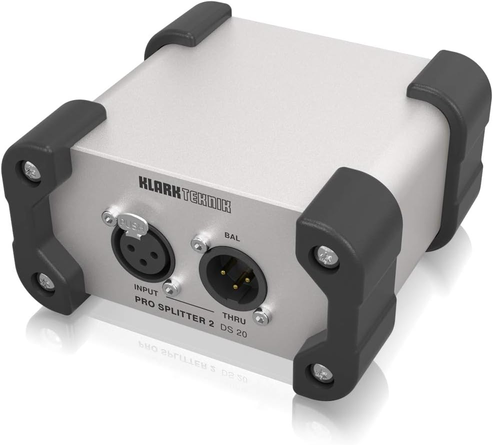 Klark Teknik PRO SPLITTER 2 DS 20 被動 1 輸入/2 輸出訊號分配器,帶 Midas 變壓器和擴展動態範圍 - Image 4