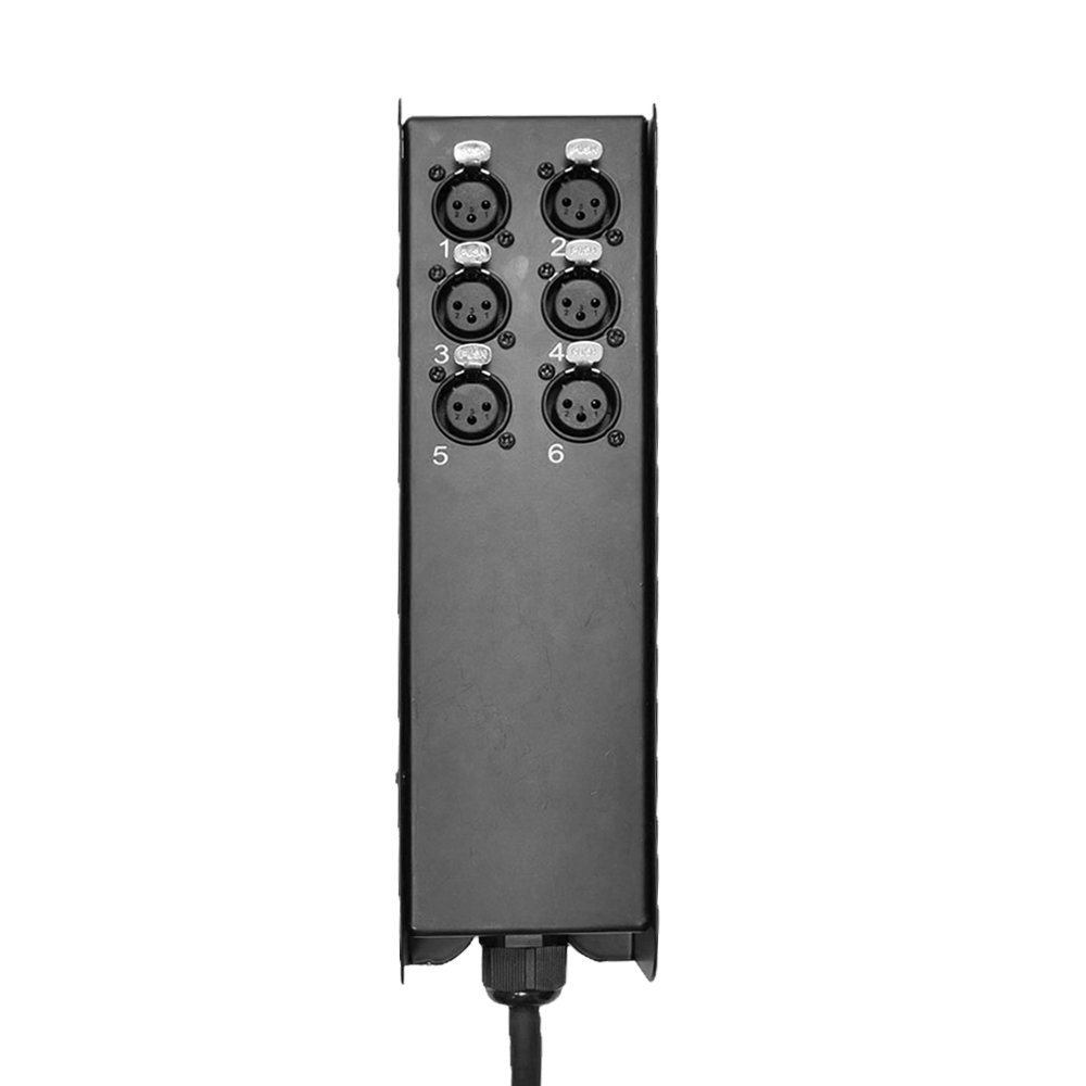 Seismic Audio SACB-6x25 6 通道薄型 XLR 傳送子蛇形電纜,25 英尺 - Image 2