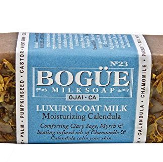 Handmade Goat Milk Soap- BOGUE No.23 Moisturizing Calendula Blend Comforting Clary Sage & Myrrh with Calendula and Infused Chamomile Oils