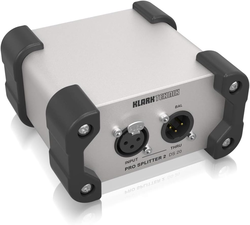Klark Teknik PRO SPLITTER 2 DS 20 被動 1 輸入/2 輸出訊號分配器,帶 Midas 變壓器和擴展動態範圍 - Image 3