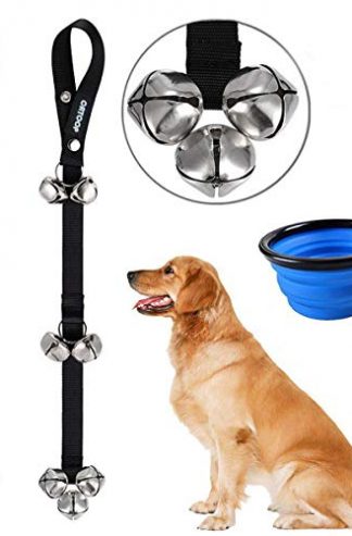 CATOOP Potty Bells狗門鈴訓練狗可調節門鈴可折疊旅行寵物貓狗碗