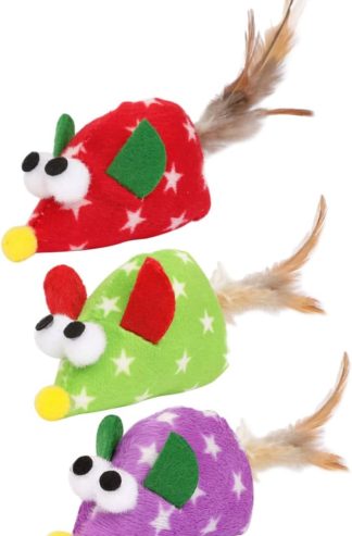 3 件式互動貓磨牙玩具，適合小貓，可促進親密關係並讓貓保持活躍