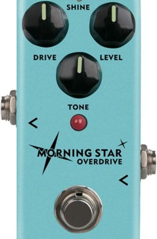 Nux Morning Star吉他超速驅動效果踏板藍調突破超速駕駛，具有額外的高音觸摸選項，True旁路或緩衝旁路