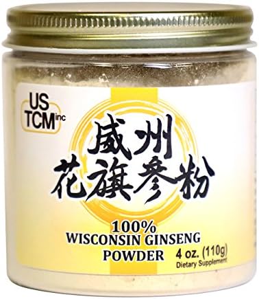 USTCM Wisconsin American Ginseng Powder 120 Mesh (4 oz)