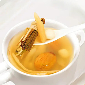 Ophiopogon japonicus lotus seed tea