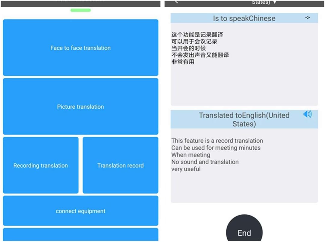 兩種簡單的式式智能語言轉換器設備電子口袋語音藍牙52語言,用於滿足學習旅行購物業務適合Apple iPhone Android White(WiFi/3G/4G/5G) - Image 6