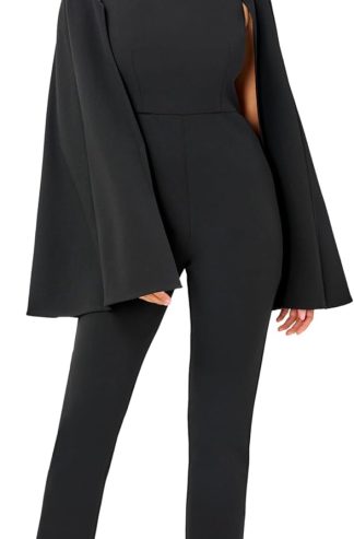 Adrianna Papell Womens針織鞋披風連身褲