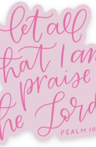 Swaygirls 磁鐵 |基督教磁鐵|冰箱貼|帶有聖經經文的冰箱貼 |基督教禮物|上帝耶穌磁鐵|願我的一切都讚美主