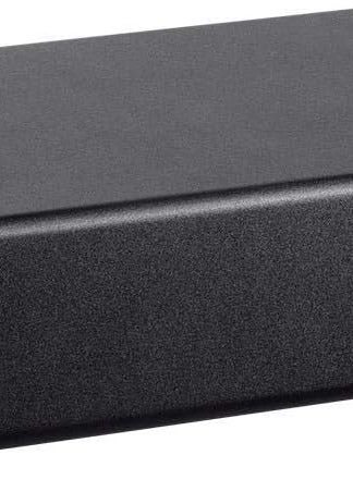 Monoprice SSW -8 Slim供電低音炮 - 8英寸低音揚聲器,100瓦,低調,功能強大的放大器,低通,RCA和揚聲器級別終端輸入,黑色