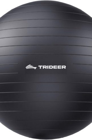 適用於瑜珈、皮拉提斯和健身的 Trideer 健身球 - 適用於家庭健身房和辦公椅的穩定球設備、核心和平衡訓練配件、物理治療設備、含快速泵，5 種尺寸