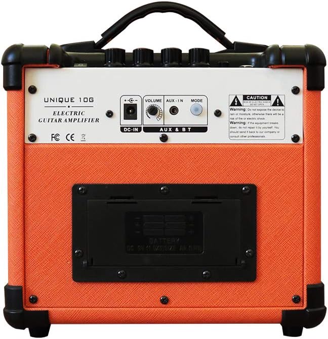 OBB Dual-Powered Bluetooth Guitar Amp, with 3-Year Warranty,Portable Electric Guitar Amplifier with 10W Speaker, Amplifier Includes Gain/Bass/Treble knob - Image 4