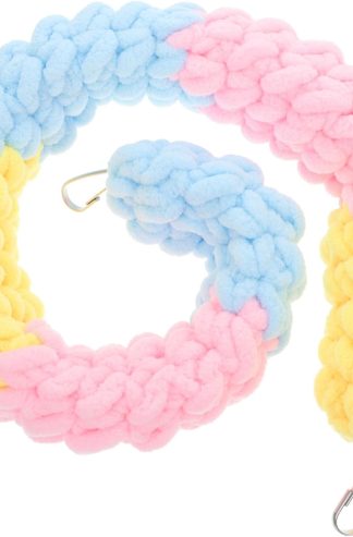 適合寵物的靈活攀爬繩玩具，適合倉鼠、松鼠和其他動物的多功能棲木配件，以及適合體育活動的精美籠子裝飾