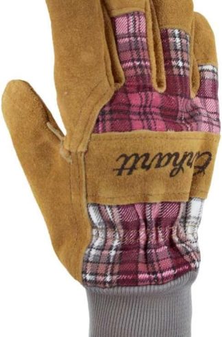 Carhartt 女士 WA696 女士絨面革工作手套