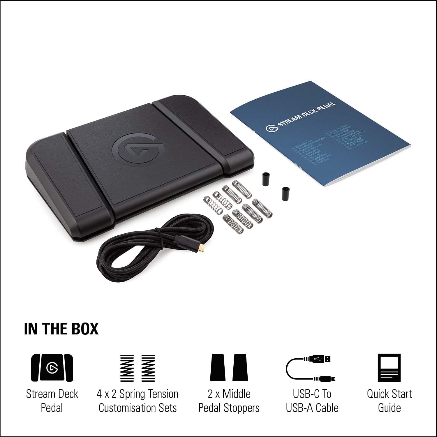 Elgato Stream Deck 踏板 – 免提工作室控制器、3 個宏腳踏開關、在 OBS、Twitch、YouTube 等應用程序和軟件中觸發操作,適用於 Mac 和 PC(更新版) - Image 9