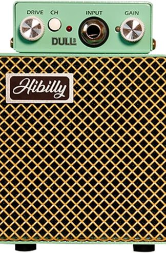 Dull3 Full-Metal Mini Guitar Amplifier, Rechargeable 3W Pocket Micro Amp with Clean/Overdrive/Distortion Modes, 3" Speaker, 1200mAh Battery