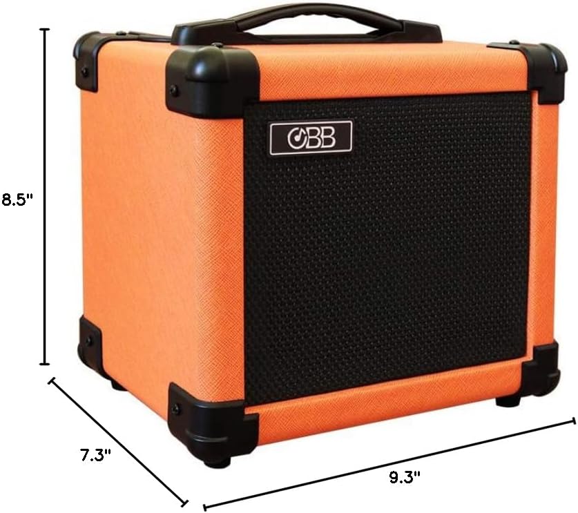 OBB Dual-Powered Bluetooth Guitar Amp, with 3-Year Warranty,Portable Electric Guitar Amplifier with 10W Speaker, Amplifier Includes Gain/Bass/Treble knob - Image 10