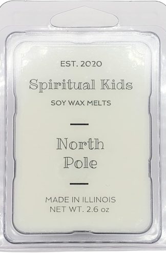 北極（薄荷和香草）大豆蠟融化 (2) 2.6 盎司 6 立方體，手工倒入香味/精油！ |聖誕蠟融化|草藥蠟融化