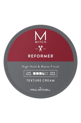 MITCH by Paul Mitchell Reformer Texture Cream for Men, High Hold, Matte Finish, For All Hair Types, Especially Fine to Medium Hair, 3 oz.