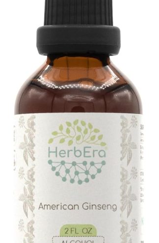HerbEra 花旗參 B60 無酒精草本萃取酊劑，濃縮液滴天然花旗參（西洋蔘）（2 液量盎司）