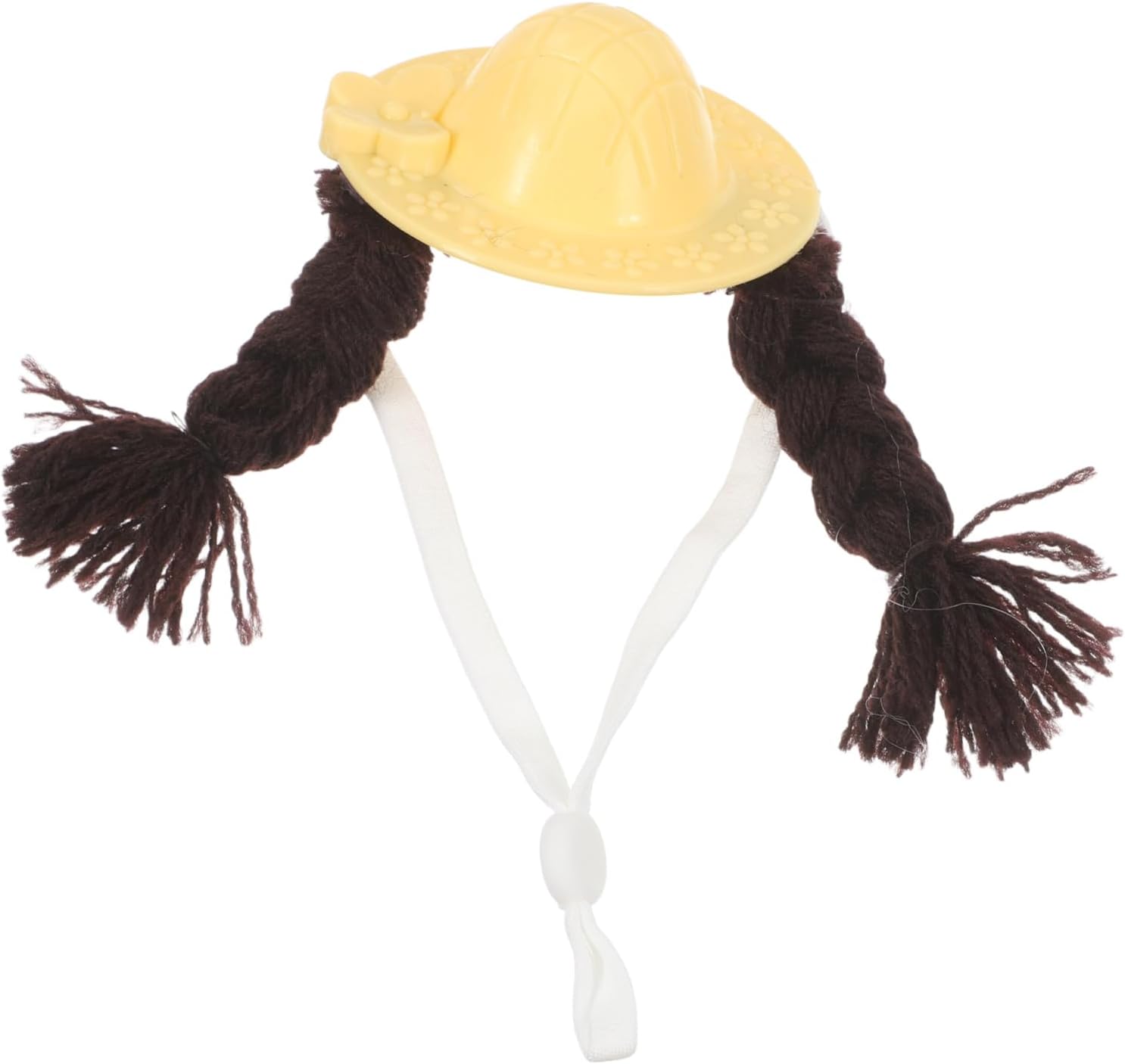 Toddmomy PET Hat Braid Shape Knitted Yarn for Guinea Pig Parakeet