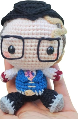 手工鉤針戰術遊戲娃娃、室內娃娃、安全玩具、遊戲裝飾、手工娃娃、手工禮物、復活節禮物、遊戲毛絨、玩家禮物、電子競技室裝飾、朋友禮物