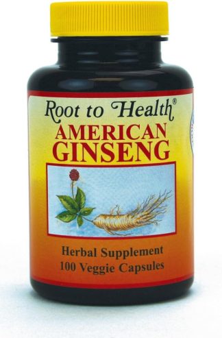 Hsu's SKU 1001 American Ginseng Capsules– Premium Wisconsin-Grown Ginseng Root Powder Supplement| 花旗參丸 | 西洋参丸 | Non-GMO, Vegan, Gluten-Free, Energy & Wellness Support- 100ct