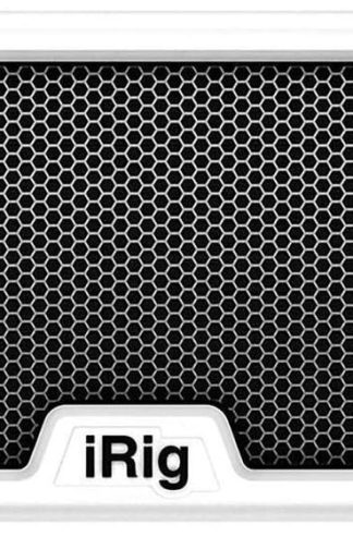 IK Multimedia Irig Nano Amp電池驅動的吉他放大器,帶有IRIG電路和正常/明亮開關,3W B級放大器和3級“ Neododimium揚聲器”,可在3台AA電池(白色)上運行