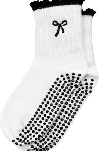 Jeyiour Cute Pilates Grip Socks Women Nonslip Yoga