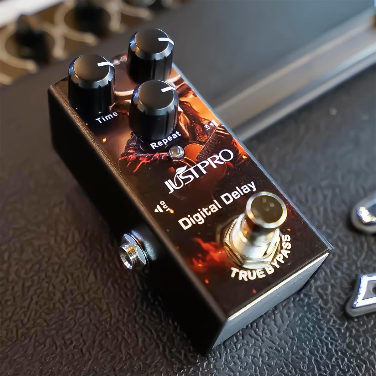 Delay Guitar Pedal, Digital Delay Electric Guitar Effect Pedal Single Type DC 9V True Bypass - Image 5