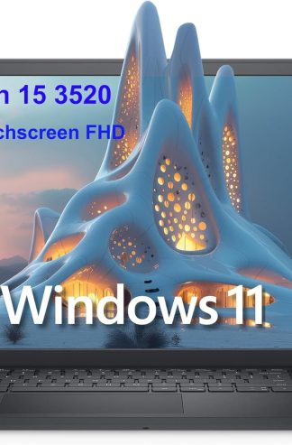 Dell Inspiron 15 3520 3000 15.6“觸摸屏FHD筆記本電腦，第12代英特爾10核I5-1235U（BEAT I7-1195G7），16GB DDR4 RAM，1TB PCIE SSD，WIFI，WIFFI，Windows 11 S，Microsoft Office年度許可證年度許可證