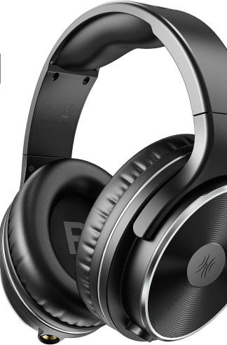 OneOdio Wired Headphones - Over Ear Headphones with Noise Isolation Dual Jack Professional Studio Monitor & Mixing Recording Headsets for Guitar Amp Drum Podcast Keyboard PC Computer