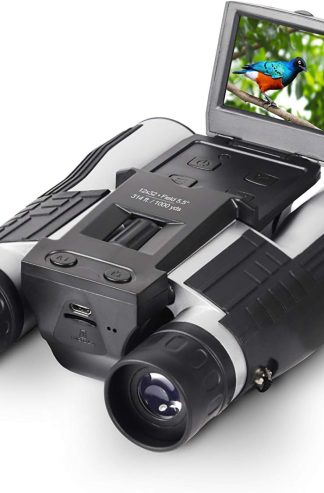 Bell + Howell BH1232HD 12x32 雙筒望遠鏡附高清數位相機，黑色