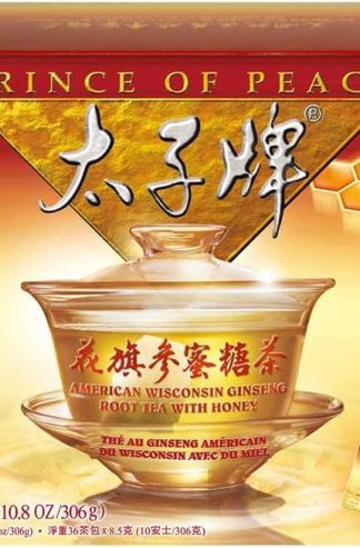 Prince of Peace®American Ginseng Root Tea w/Honey (Twin Pack 2 Boxes X 18 sachets)