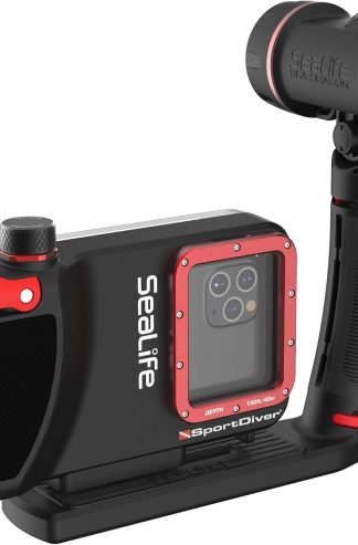 SeaLife SportDiver Underwater Smartphone Scuba Housing & Sea Dragon 2500 Lumen Light, Waterproof Photography, Easy Camera Controls, Fits Most Phones