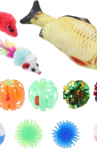 互動貓玩具車玩具貓玩具有趣的小貓套件咀嚼