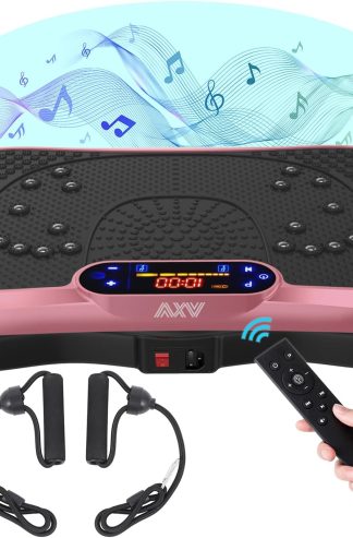 AXV 振動板健身平台鍛鍊機振動搖全身搖床鍛鍊振動台搖板運動減肥脂肪燃燒器適合健身房家庭辦公室