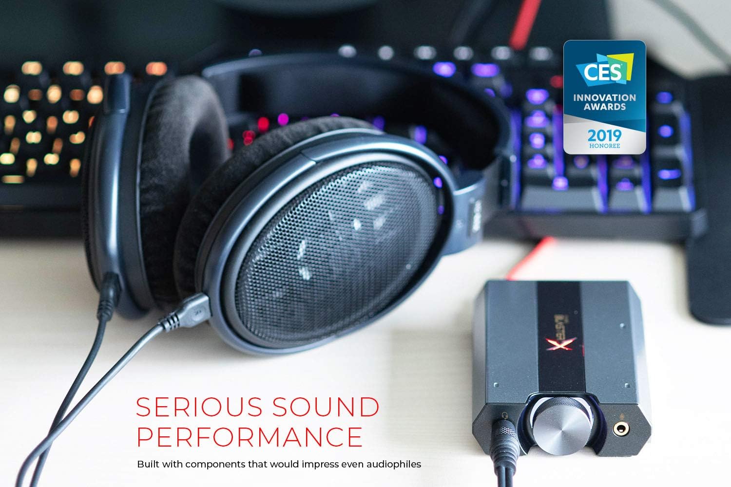 Sound BlasterX G6 Hi-Res 130dB 32bit/384kHz Gaming DAC, External USB Sound Card with Xamp Headphone Amp, Dolby Digital, 7.1 Virtual Surround Sound, Sidetone/Speaker Control for PS4, Xbox One - Image 2