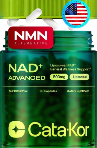 含白藜蘆醇的脂質體 NAD 補充劑 – NMN 補充劑替代品 – 第三方測試 – 30 天供應 – 高級 NAD+ 白藜蘆醇